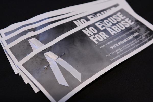 Over 10,000 white ribbons were distributed during our 2011 Campaign