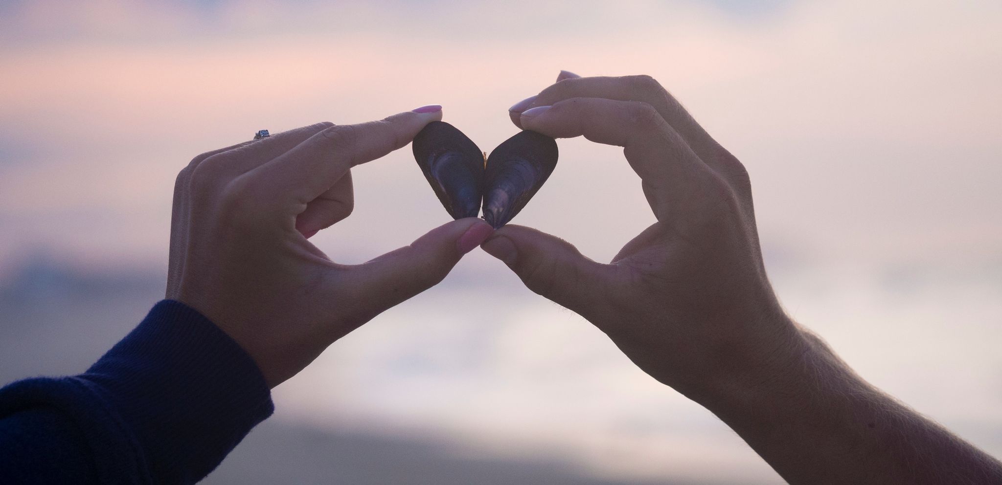 Heart shaped rock