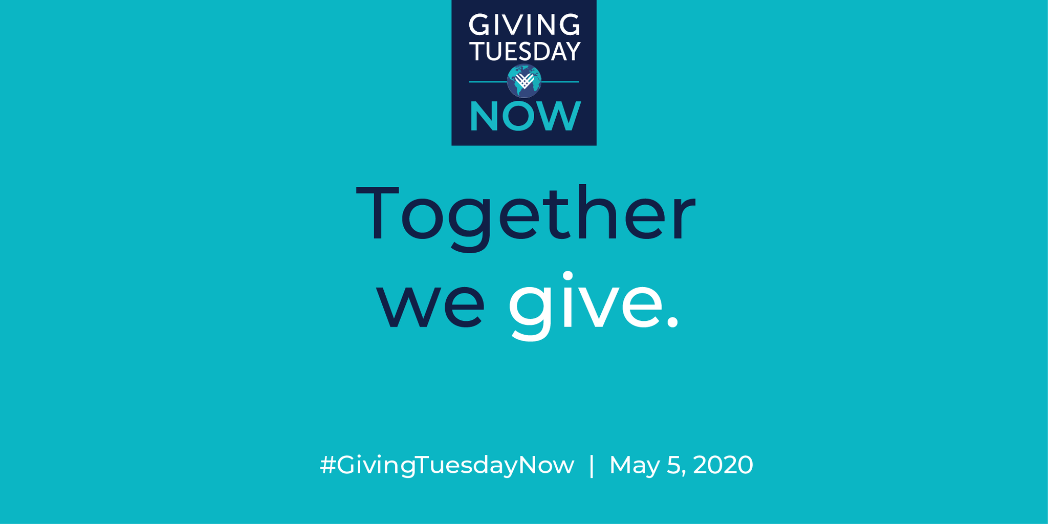 Giving Tuesday Now graphic