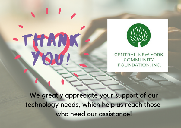 Thank you, Central New York Community Foundation!